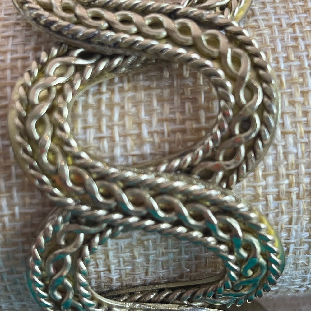 Rustic Cuff Gold Tone Cuff, Flexible, Includes Pouch, Casual, Comfortable, - Picture 12 of 16